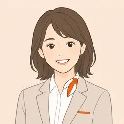 安心の表情で答えるTOP OFの就職・転職アドバイザー